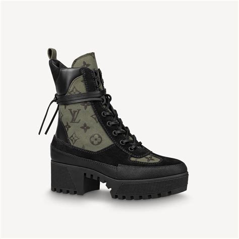 louis vuitton green boots